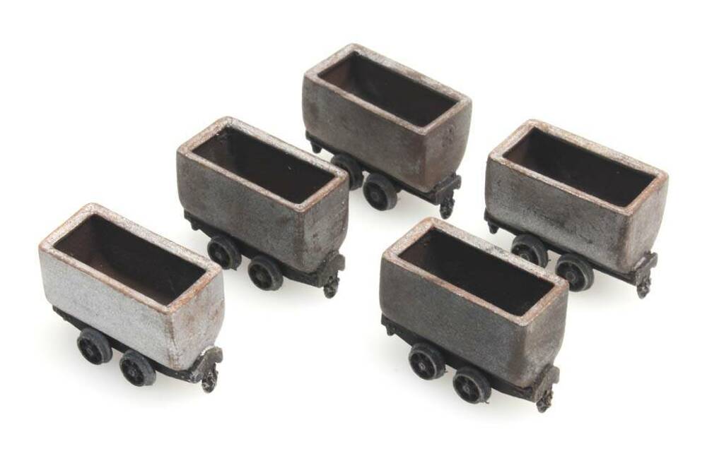 5 Förderwagen Modell von Artitec 1:87