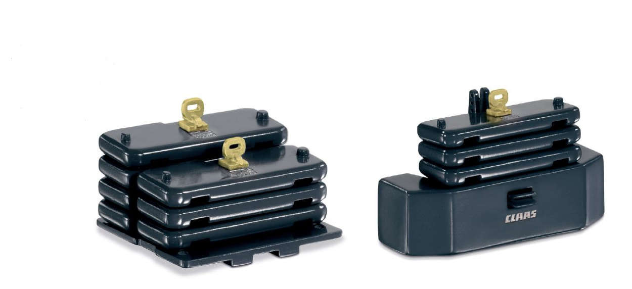 Claas Ballastgewichte Xerion Limitit Edition Modell von WIKING 1:32