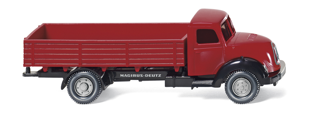 Magirus Sirius rot Pritschen-Lkw-1