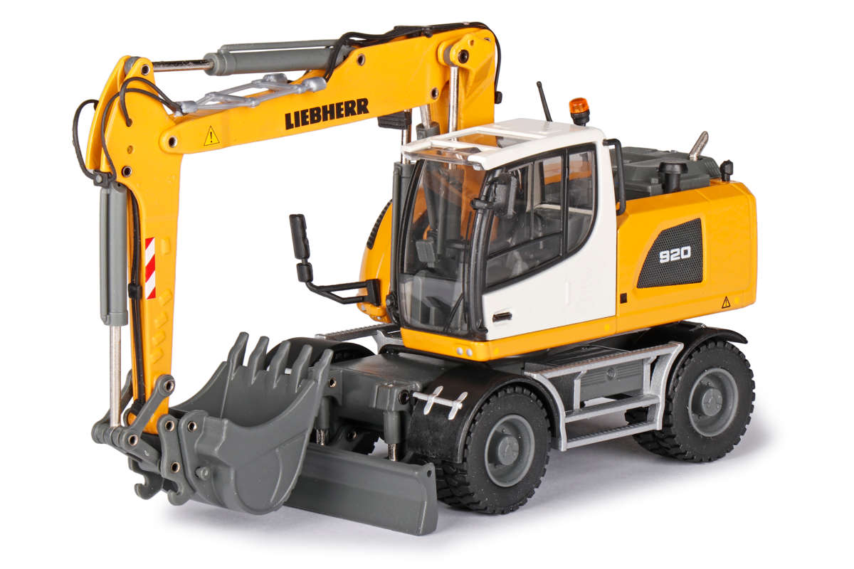 Liebherr A 920 Mobilbagger mit Verstellausleger Modell von Conrad 1:50
