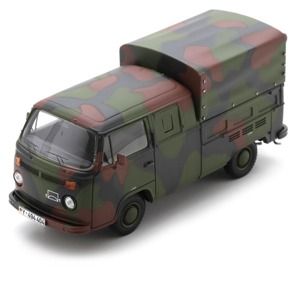 Volkswagen T2 Double Cabine Bundeswehr camouflage-1