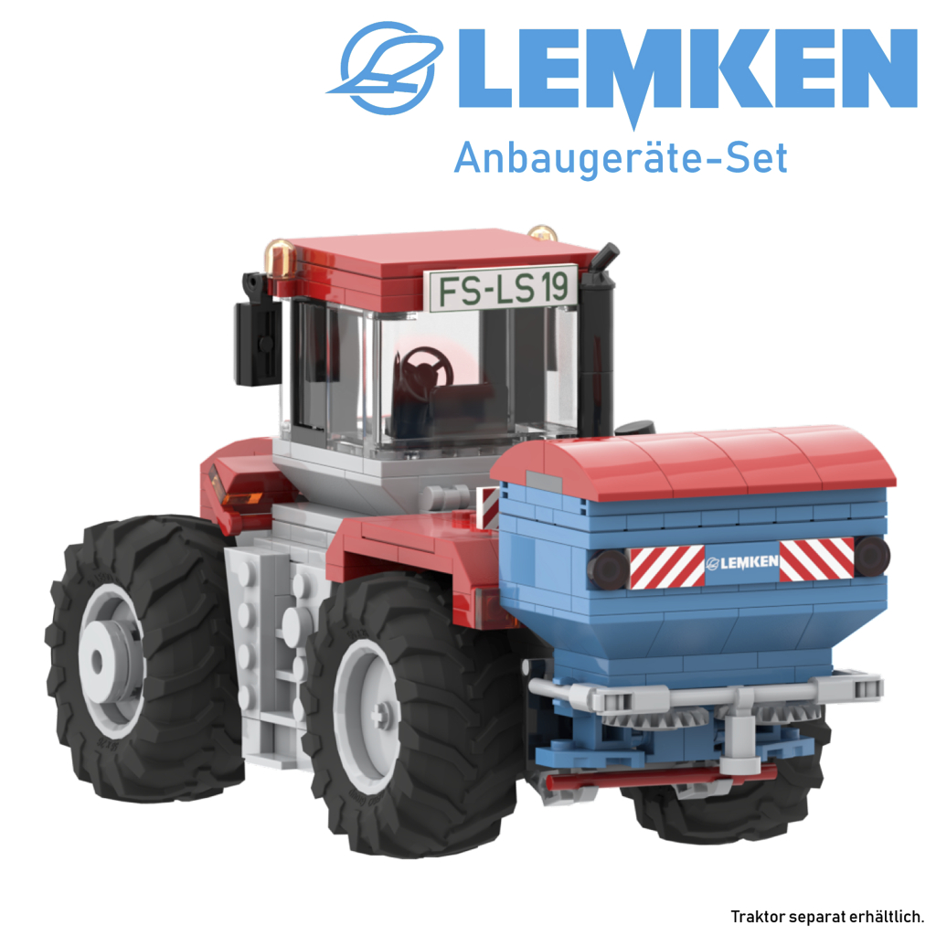 Lemken Anbaugeräte-Set Bausatz mit Klemmbausteinen