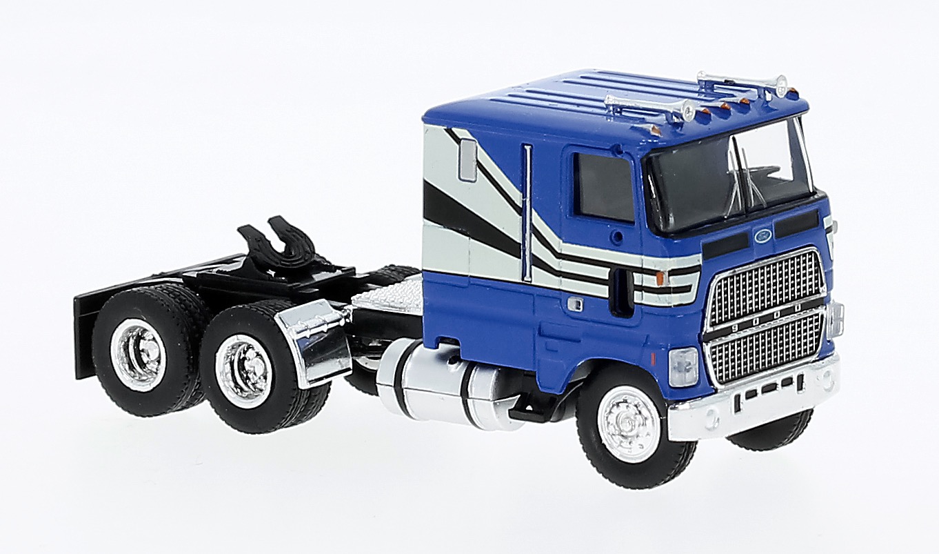 Ford CLT Sattelzugmaschine blau Modell von Brekina 1:87