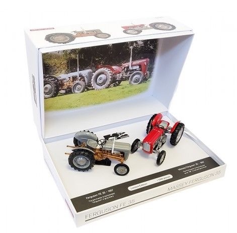 Massey Ferguson 35 mit Ferguson F35 Lim. Edt. Modell von Universal Hobbies 1:32