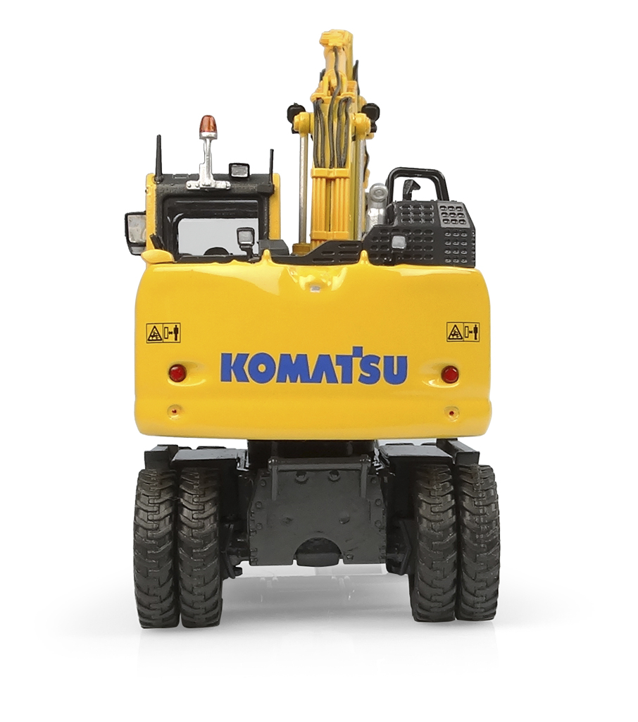 Komatsu PW148-11 Mobilbagger Modell von Universal Hobbies 1:50