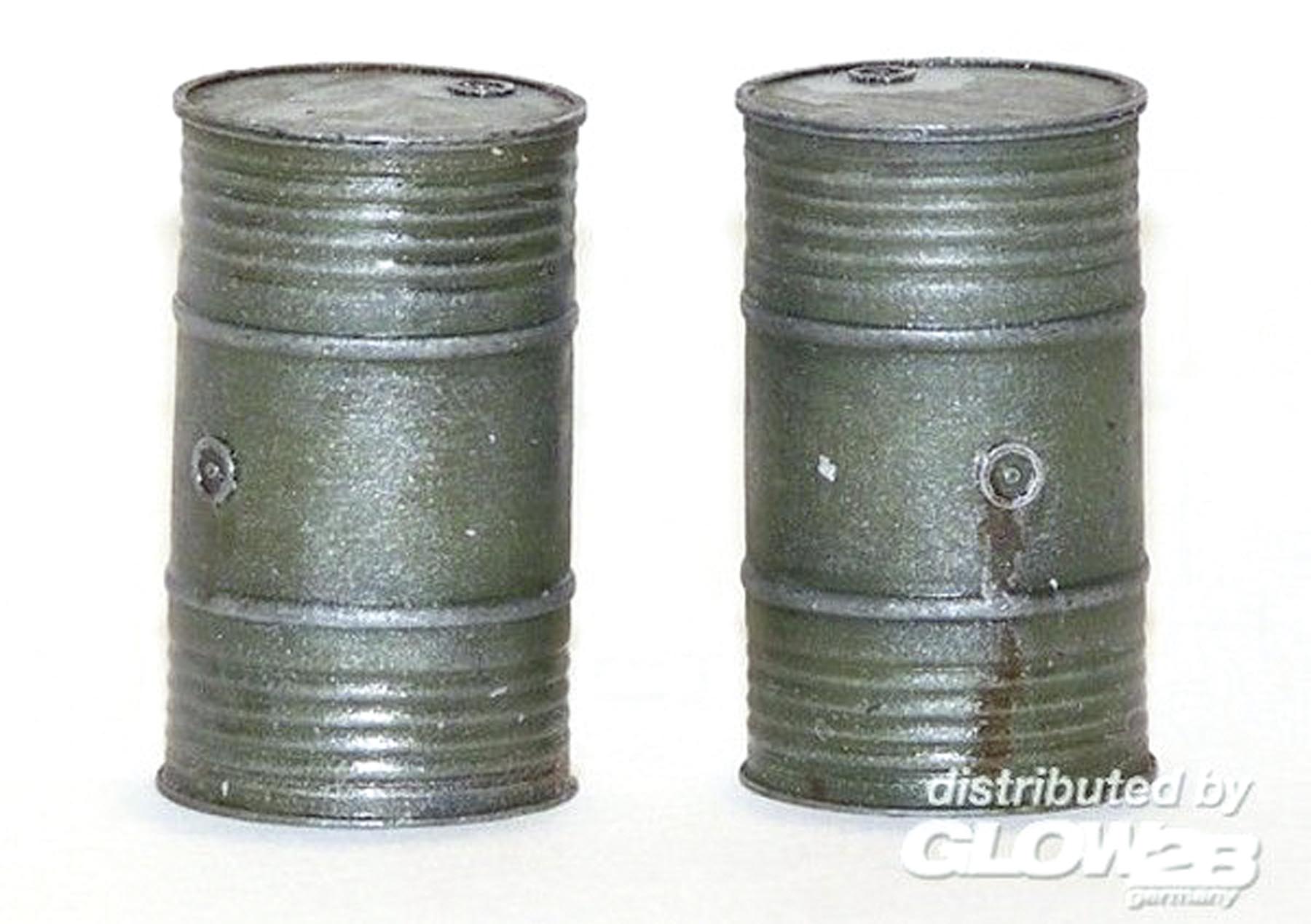 Ölfässer 2 Stück Modell von Plus Model 1:35