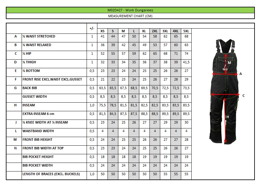 Deutz-Fahr Arbeitslatzhose Schwarz-Grün