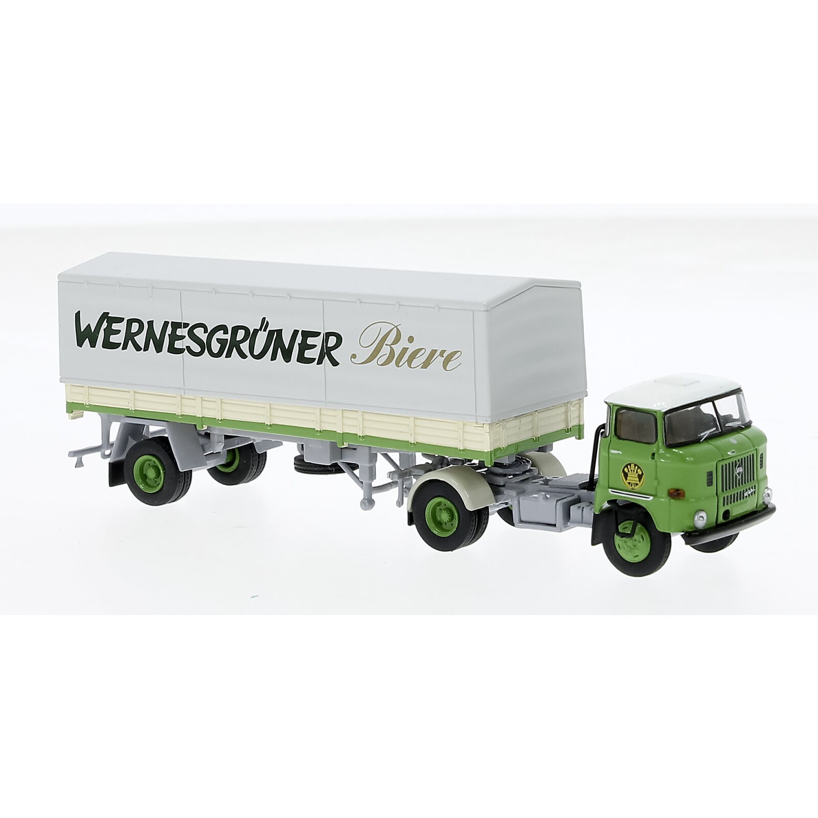 IFA W 50 Sattelzug Wernesgrüner Modell von Brekina 1:87