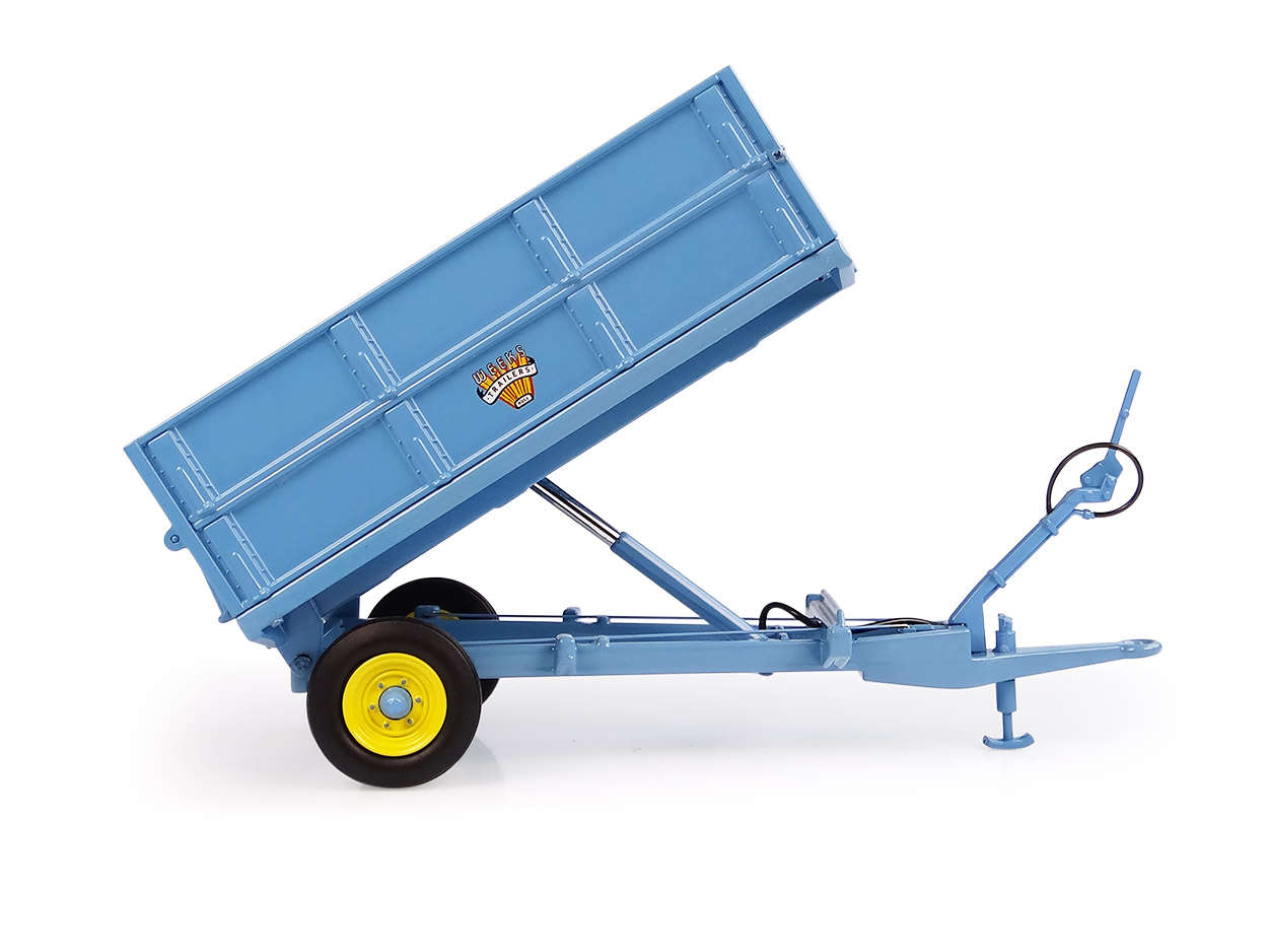 Weeks Hi-Side 3,5 Tonnen Hydraulik-Kippanhänger Modell von Universal Hobbies 1:32