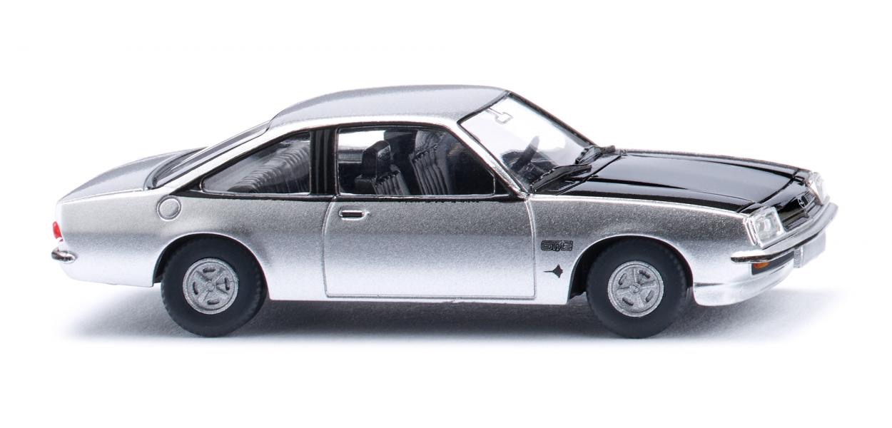 Opel Manta B GT/E silber-metallic Modell von WIKING 1:87