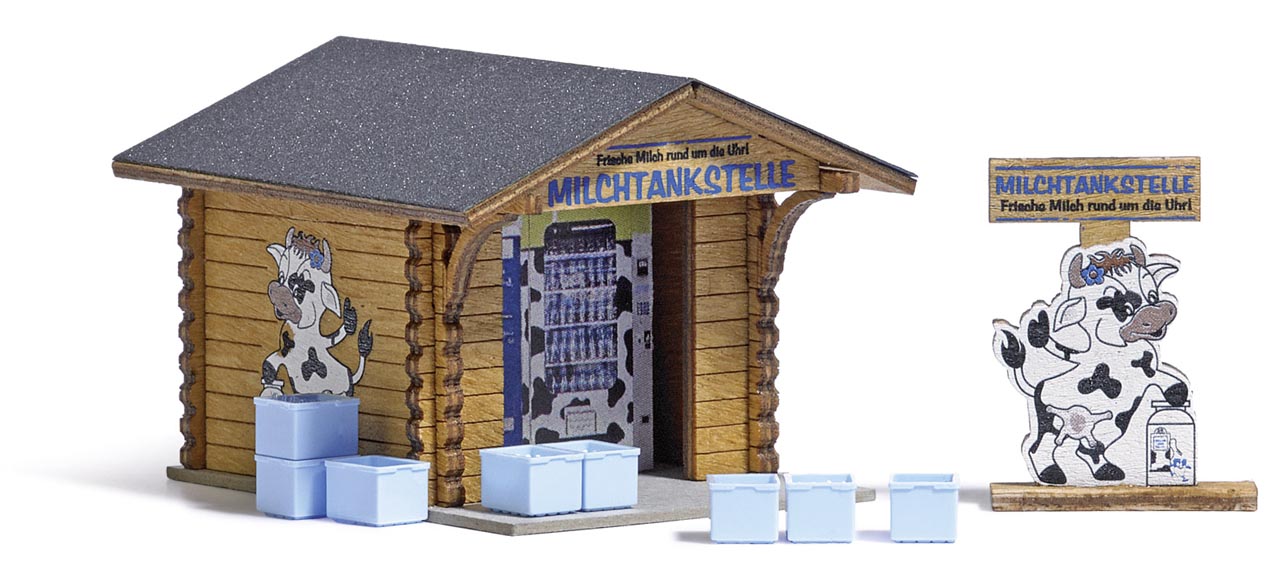 Milchtankstelle (Bausatz) Modell von Busch 1:87