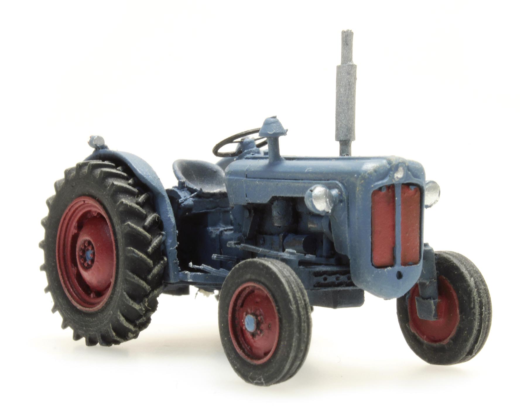 Ford Traktor Dexta blau (Fertigmodell koloriert) Modell von Artitec 1:87
