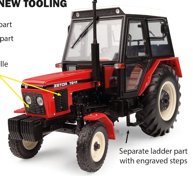 Zetor 7211 2WD Modell von Universal Hobbies 1:32