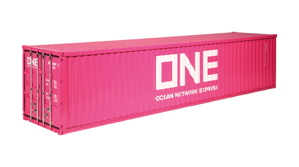 Seefracht Container 40t ONE magenta-1
