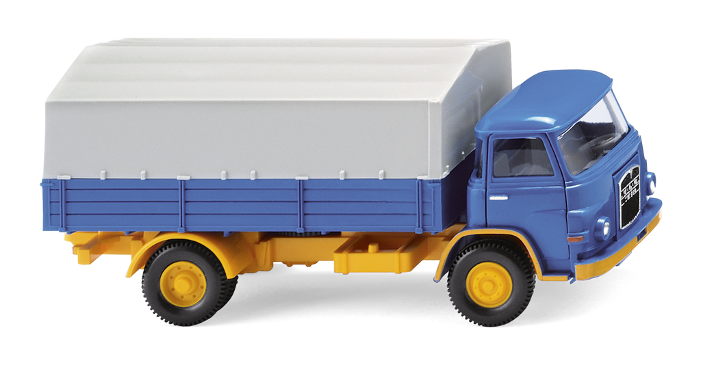 MAN 415 Pritschen-Lkw blau melonengelb-1