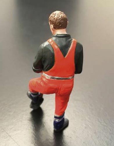 Figur „Roland gräbt mit dem Spaten“ Modell von AT Collections 1:32