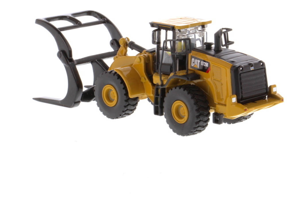 CAT 972M Radlader mit Astgabel Modell von DieCast Masters 1:87