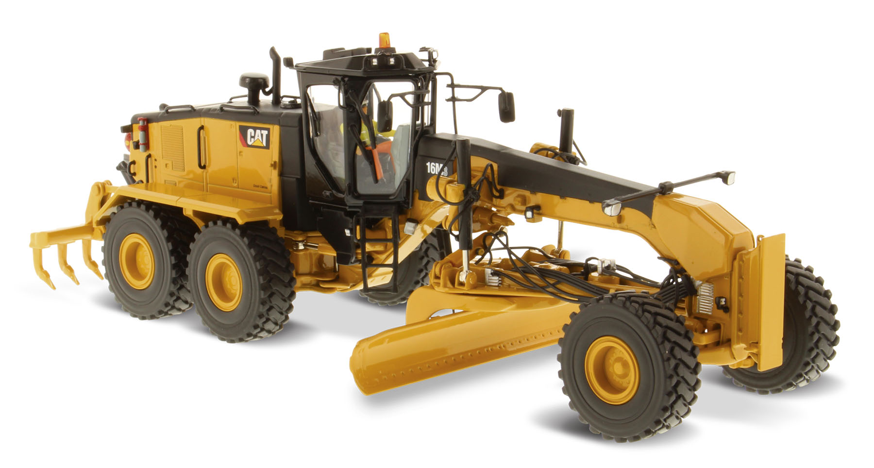 Cat 16M3 Motorgrader Modell von DieCast Masters 1:50