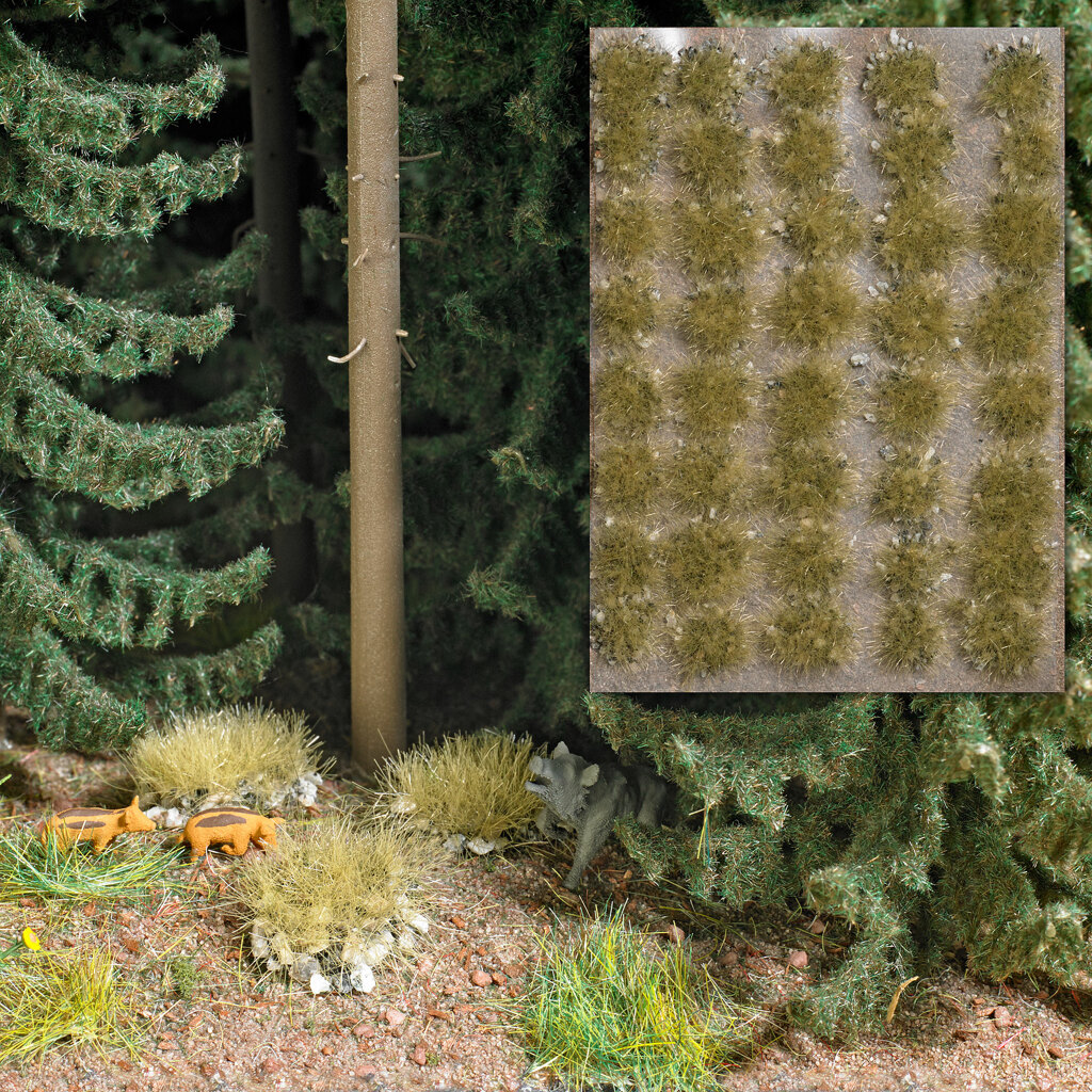 Grasbüschel mit Steinen Herbst-1