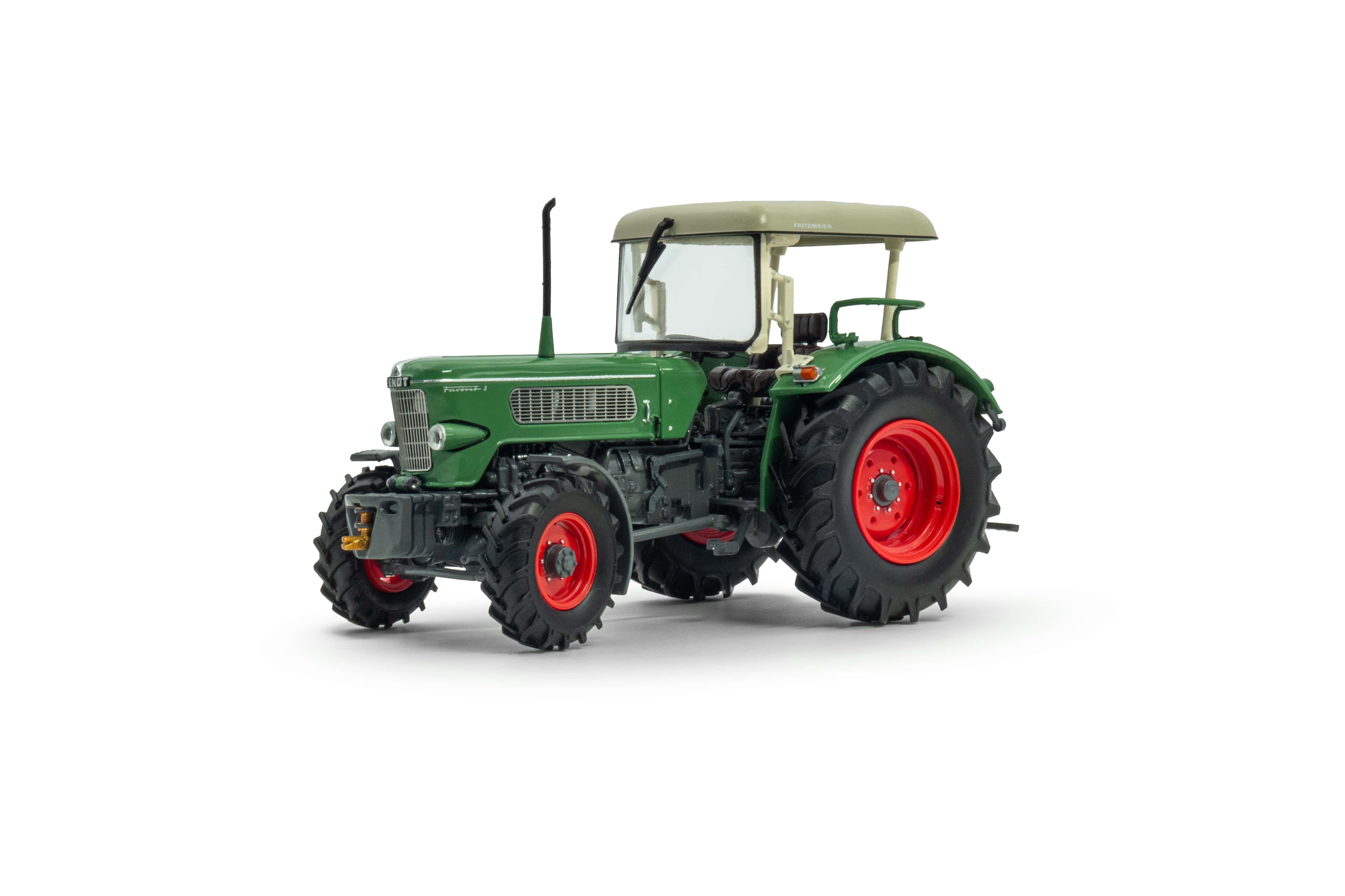 Fendt Favorit 3 4WD mit Fritzmeier Verdeck Modell von ROS 1:32