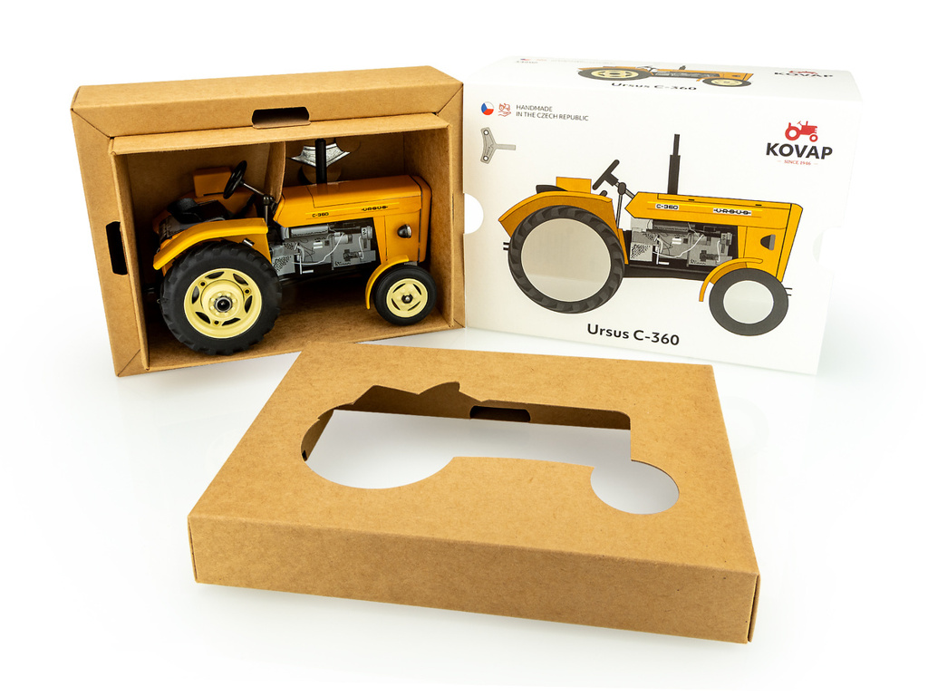 Ursus C-360 Gelb Modell von Kovap 1:25