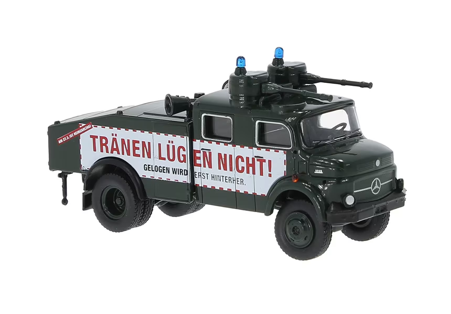 Mercedes-Benz LA1113 Wasserwerfer Stuttgart 21 Modell von Brekina 1:87
