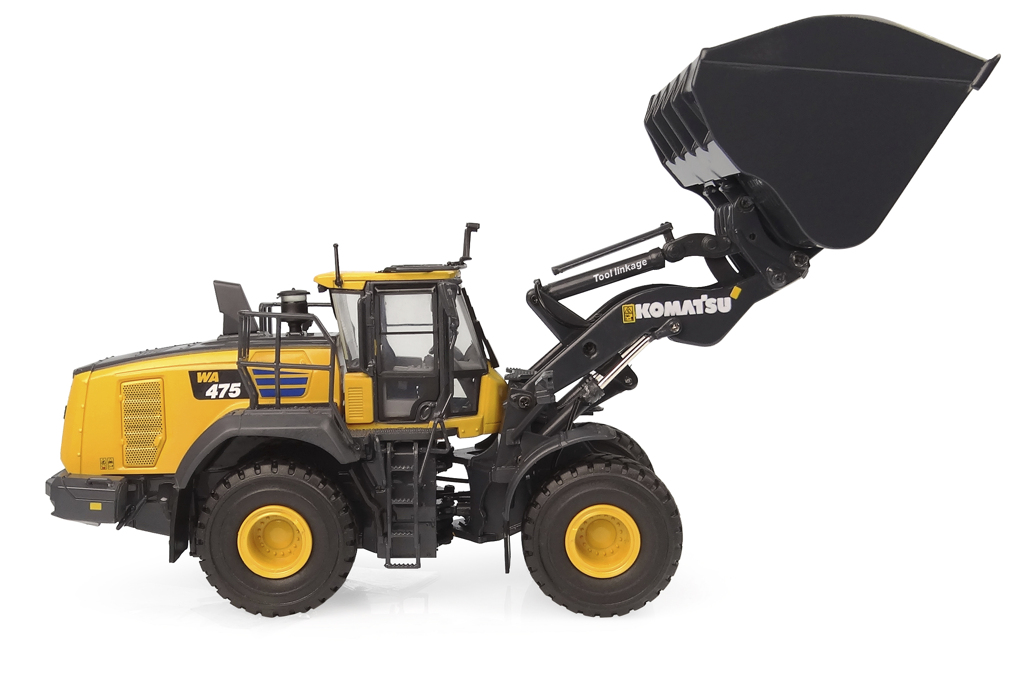 Komatsu WA475-10 mit hoher Kippschaufel Modell von Universal Hobbies 1:50