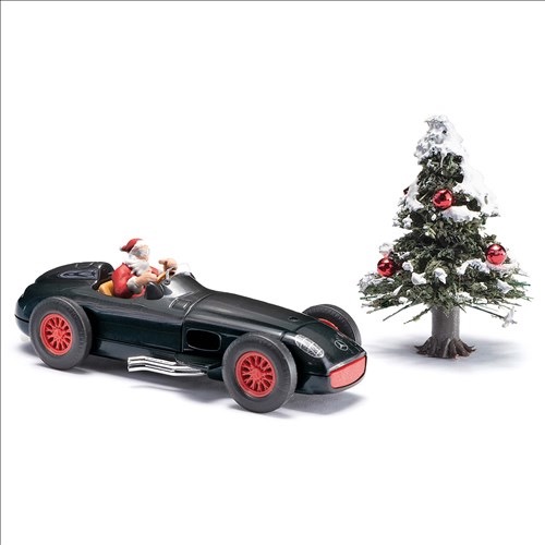 Weihnachts-Set, Fertigmodell inkl. zwei Bausätze Modell von Busch 1:87