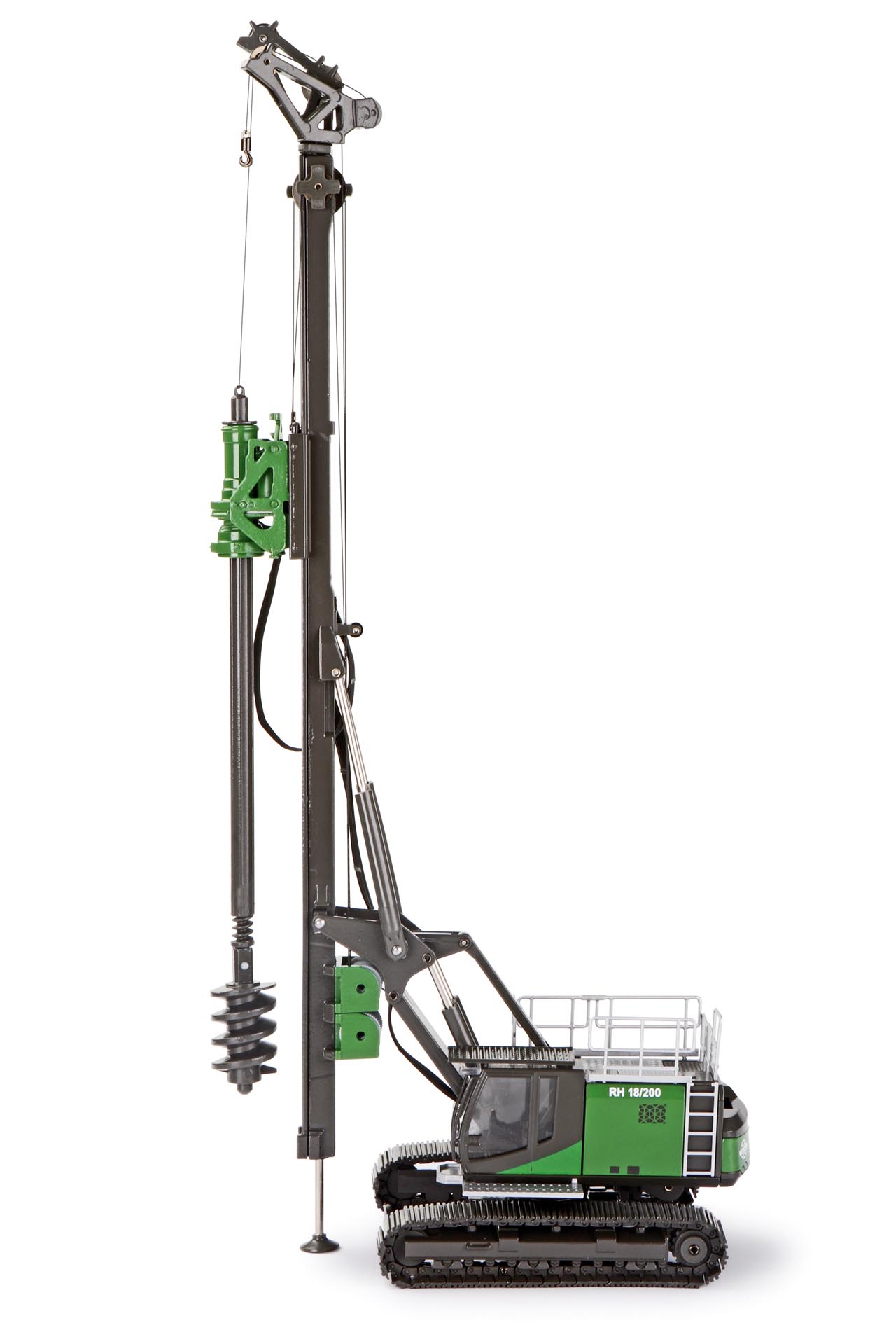 Delmag RH18/200 Drehbohranlage auf Trägergerät SR 25 E Modell von Conrad 1:50