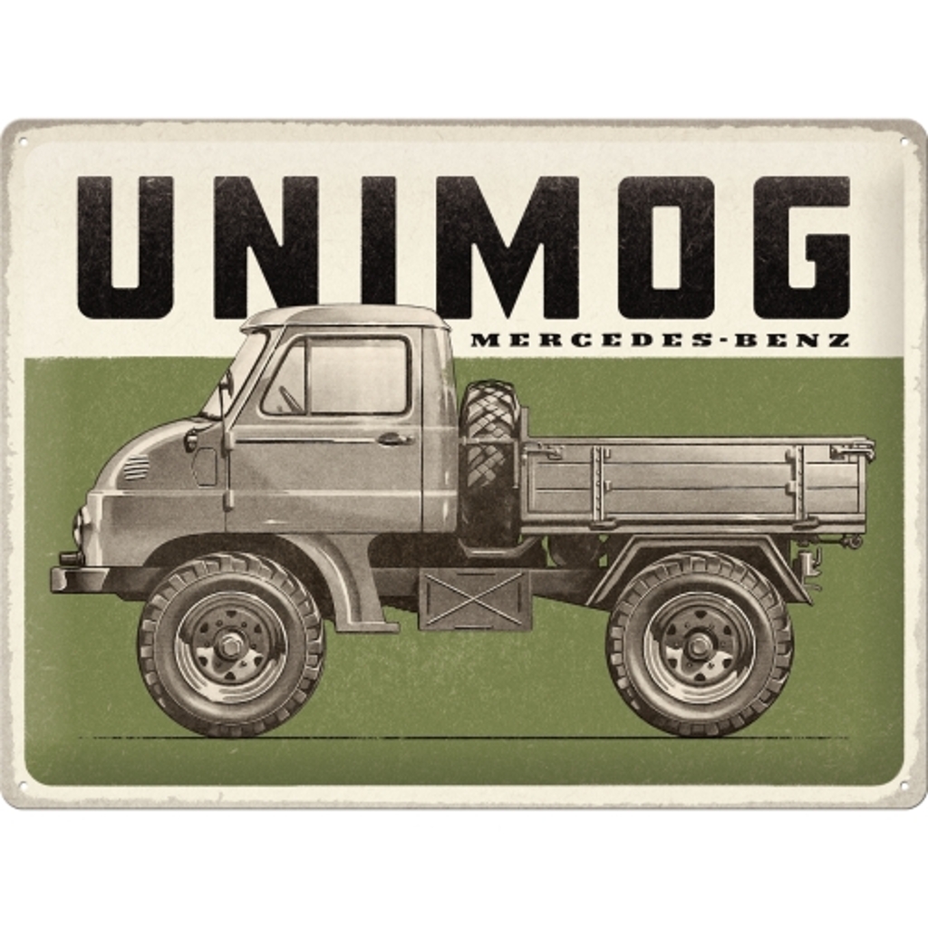 Blechschild Daimler Truck - Unimog Vintage-1
