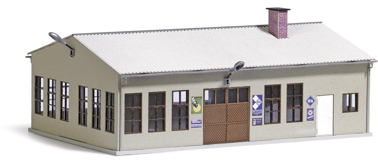 Autowerkstatt (Bausatz) Modell von Busch 1:87