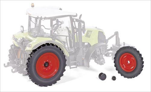 Rädersatz Pflegebereifung für Claas Arion Baureihe 400 Modell von WIKING 1:32