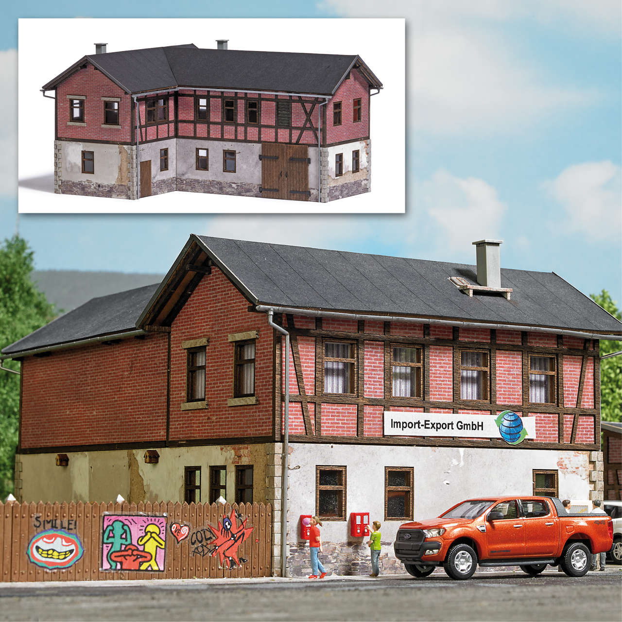 Altes Handwerkerhaus Bausatz-1
