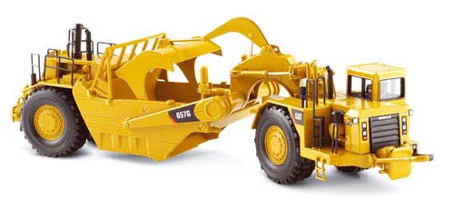 CAT 657G Schürfzug Modell von DieCast Masters 1:50
