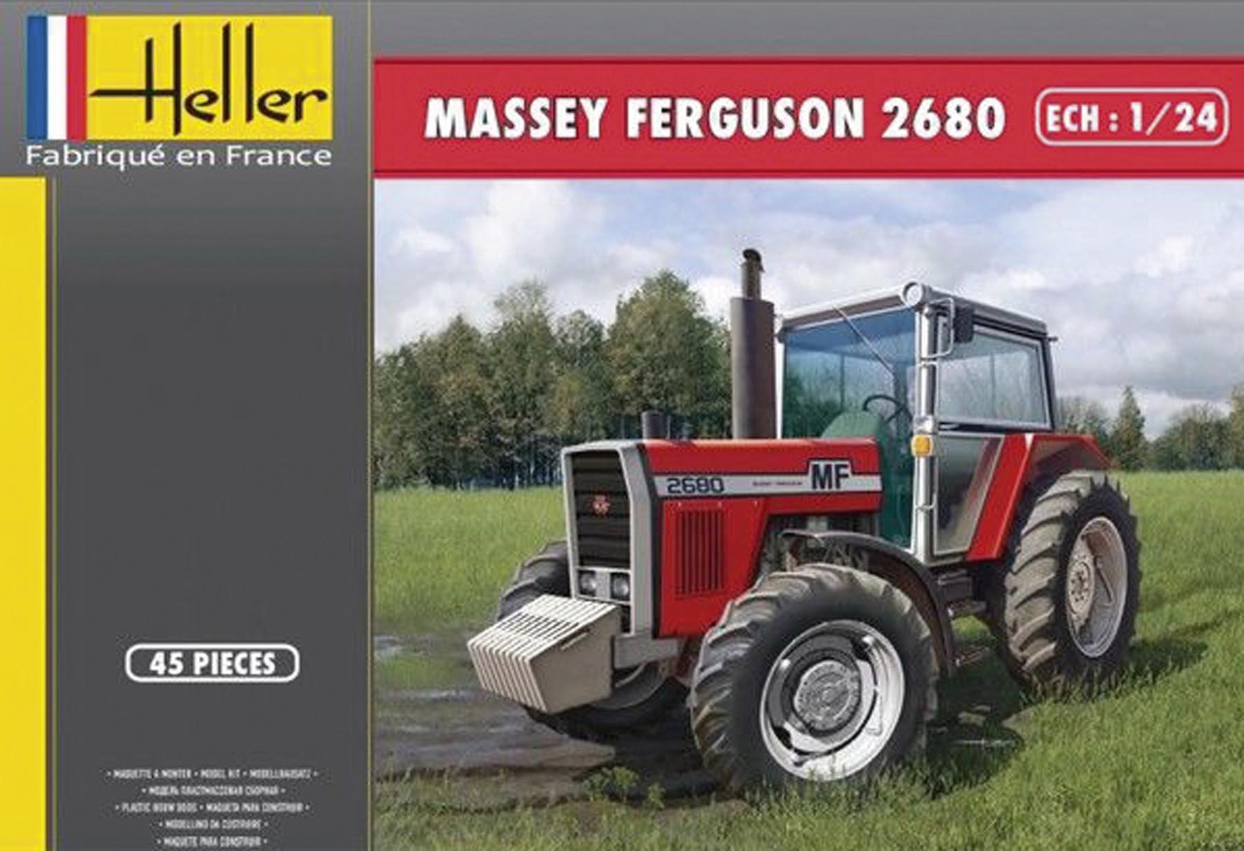 Massey Ferguson 2680 als Bausatz ohne Zubehör Modell von Heller 1:24