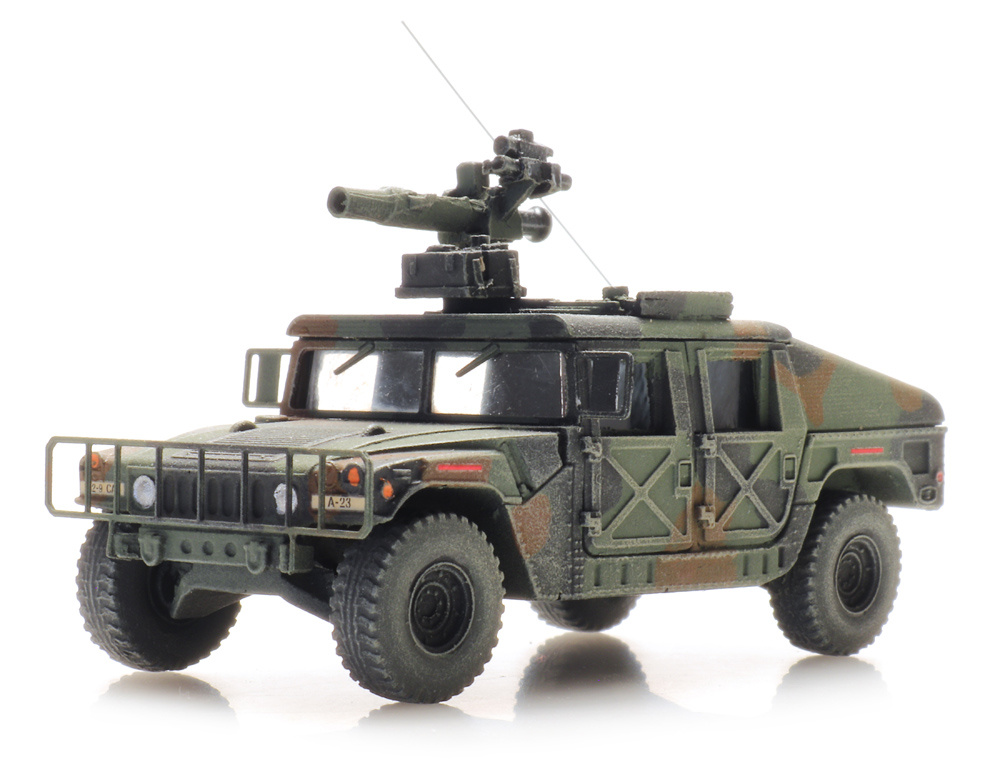 US Humvee Camo Armored TOW Modell von Artitec 1:87