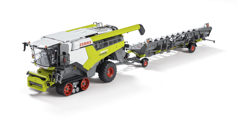 Claas Lexion 8800 Terra Trac MY23 + 12-30c Nordamerika Edition  Modell von MarGe Models 1:32