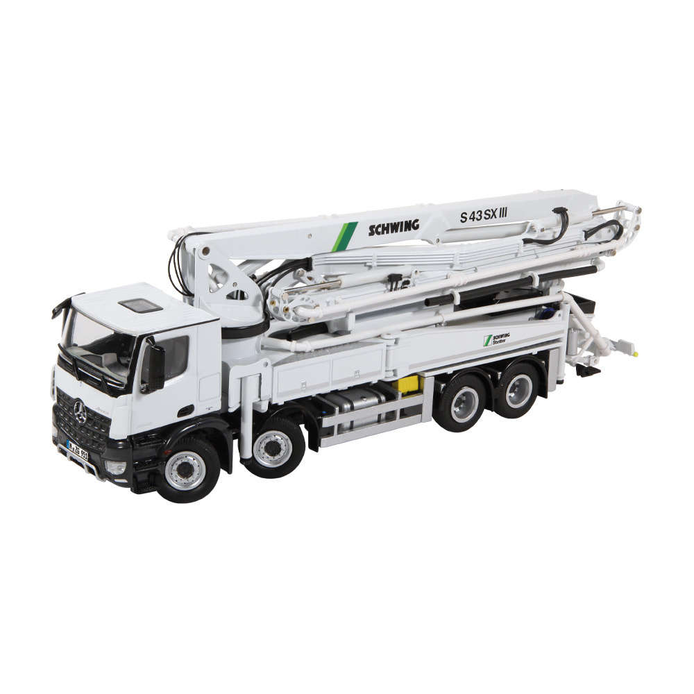 Mercedes-Benz Arocs 8x4 Schwing Autobetonpumpe S43X III Modell von NZG 1:50