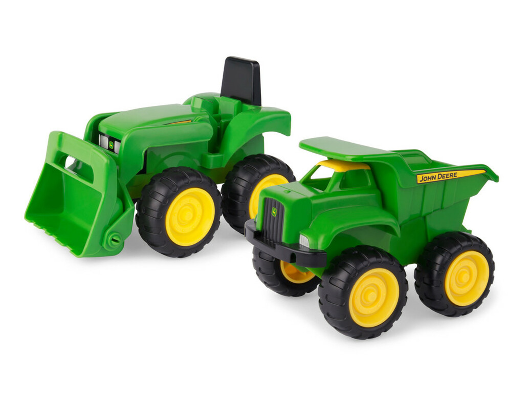 Mini Sandkasten Bagger und Kipplaster Set Modell von