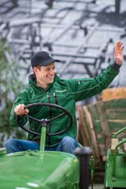 Blouson Krone (grün) Herren Gr. S