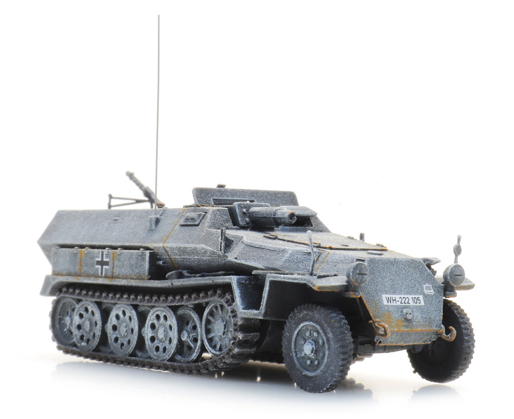 Sd.Kfz. 251/9 Ausf. C Stummel winter Modell von Artitec 1:87