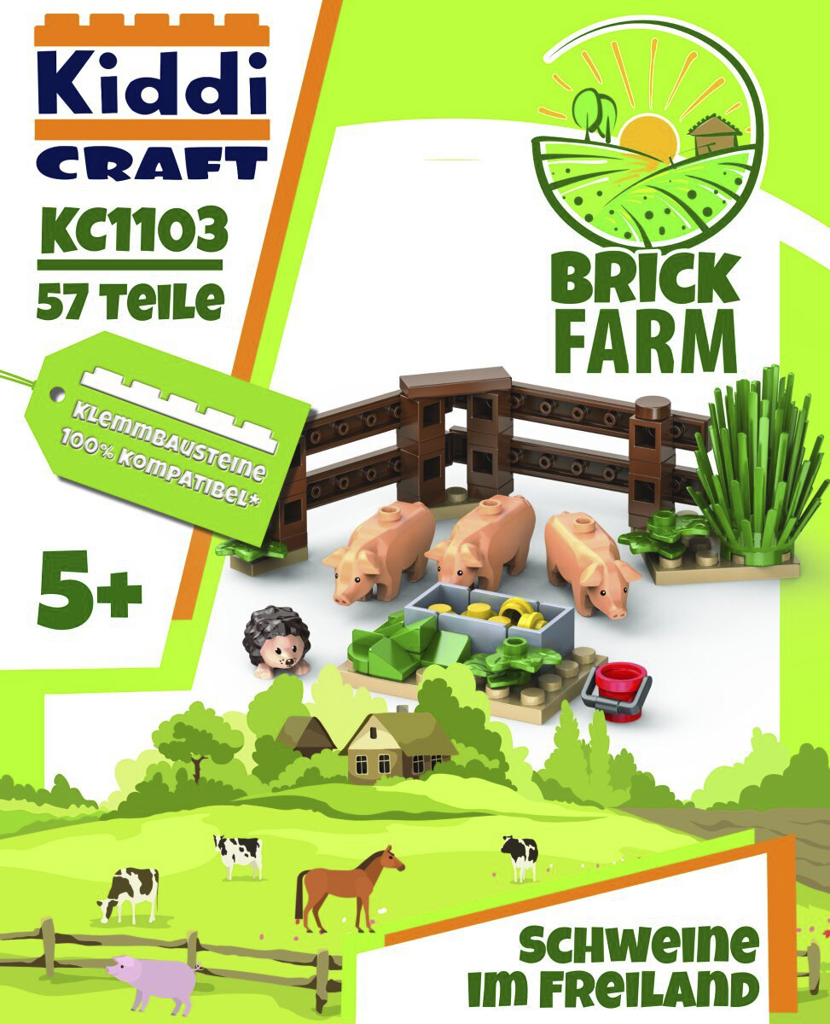 Kiddicraft Schweine im Freiland-1