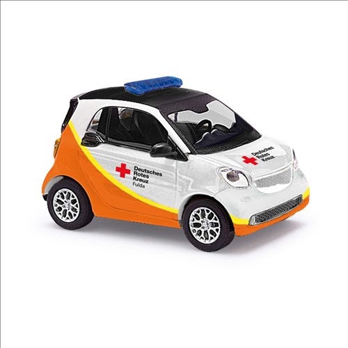 Smart Fortwo Coupé 2014, DRK Fulda Modell von Busch 1:87