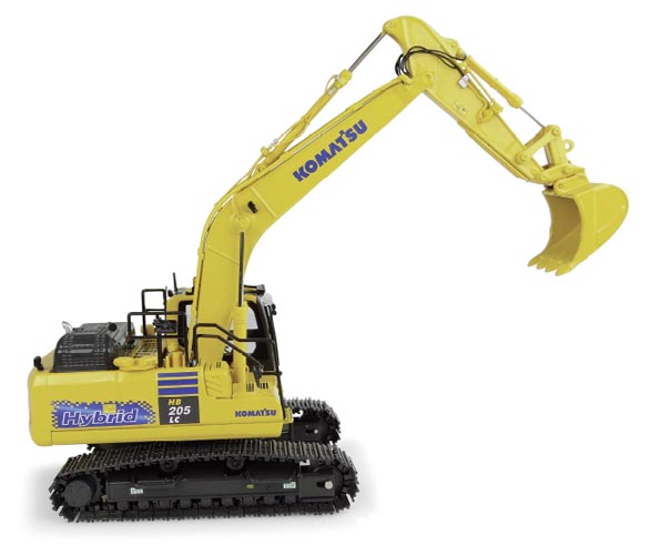 Komatsu HB 205 LC3 Hybrid Kettenbagger Modell von Universal Hobbies 1:50