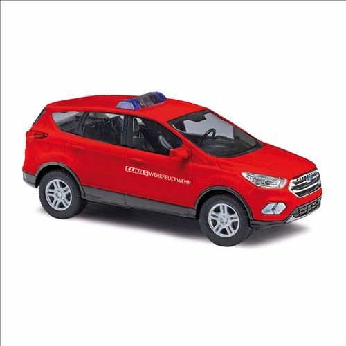 Ford Kuga Werkfeuerwehr Claas Bj. 2017 rot  Modell von Busch 1:87