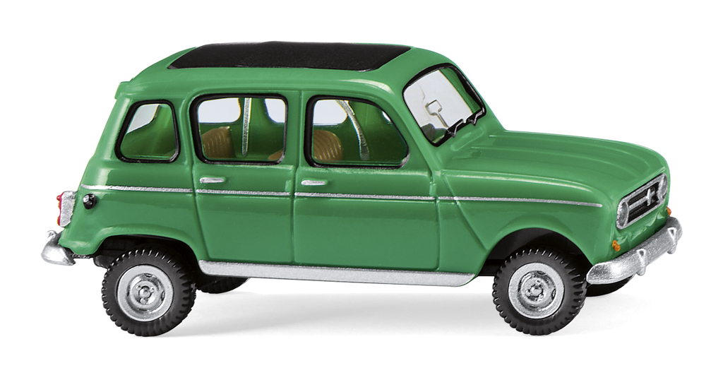 Renault R4 mit Faltdach grün-1