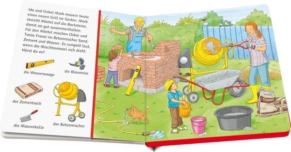 Hör mal hin Sachen suchen Sachen hören Baustelle 