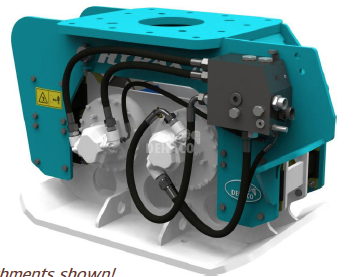 Dehaco Baggeranbaugeräte-Set IBEX 1800GS und Hydrax 700 Modell von AT Collections 1:32