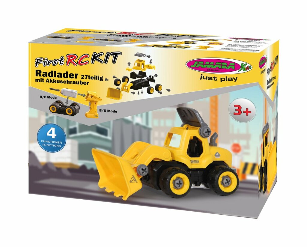 First RC Kit Radlader mit Akkuschrauber 27tlg.