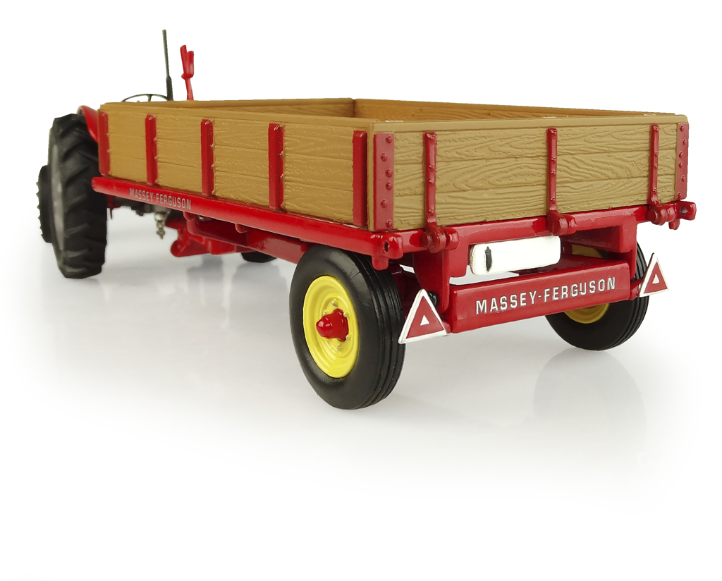 Massey Ferguson 3T Einachs-Kippanhänger Modell von Universal Hobbies 1:32